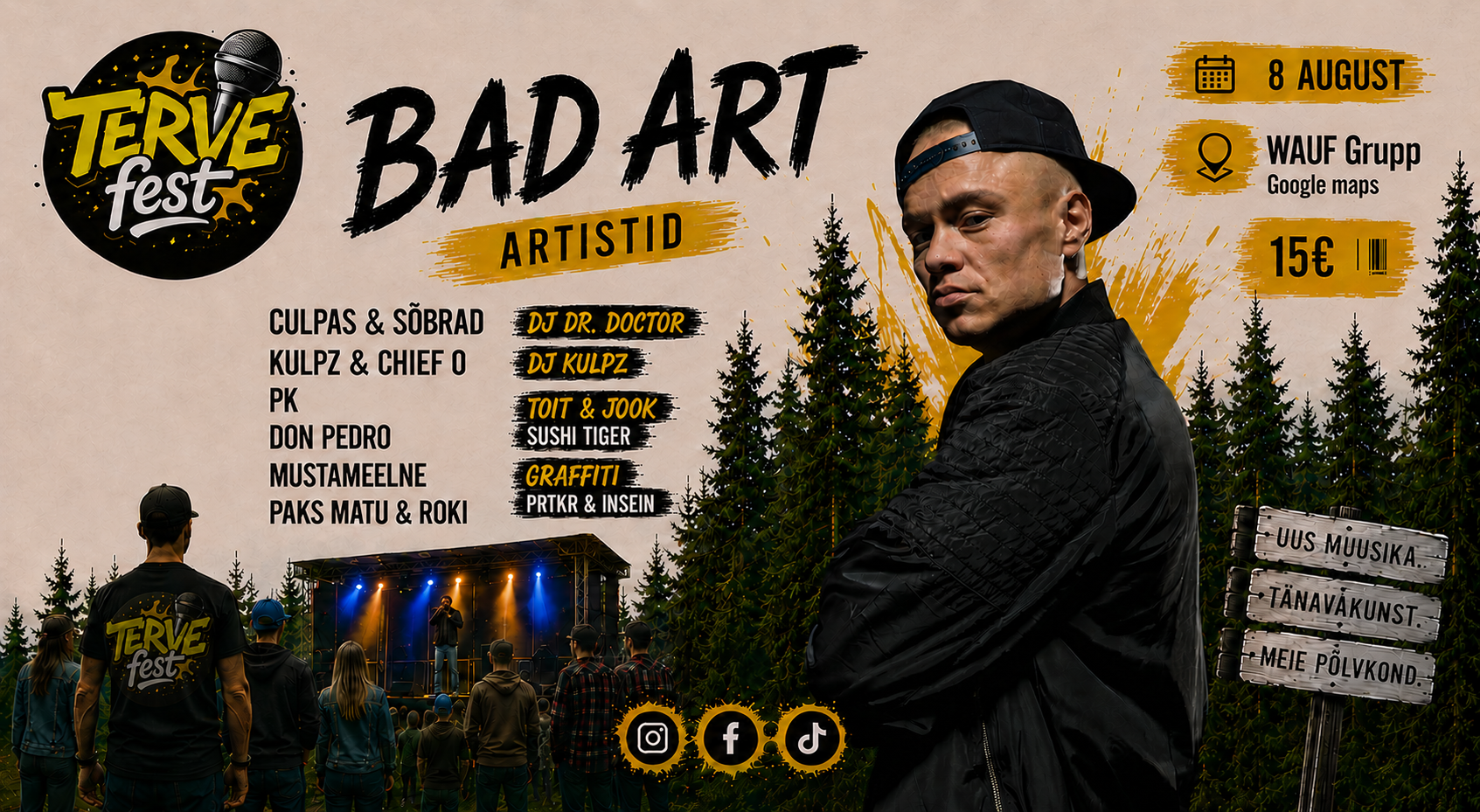 08.08 Terve festil live